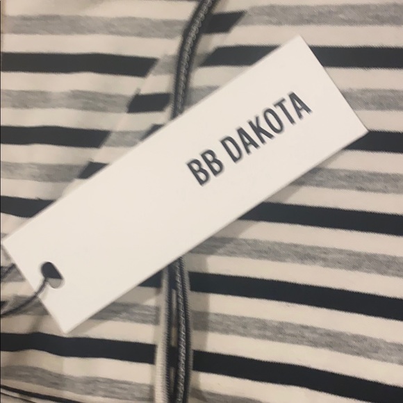 BB Dakota White Black Cropped Tank Top M - Picture 5 of 5